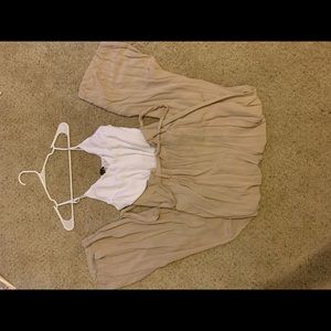 Shinestar ✨ Jumpsuit/Romper (Cream& white !)